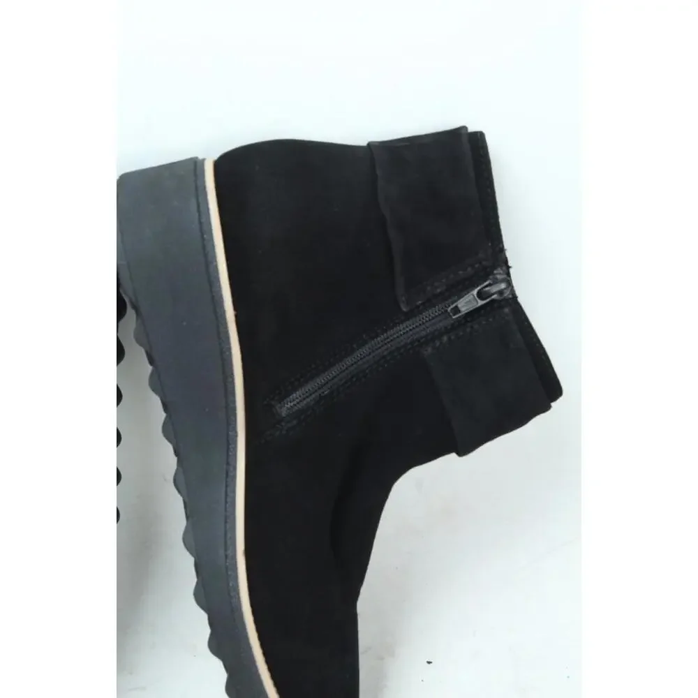 Clarks Sharon Salon Booties wedge Women's Sz 7.5 M ankle boots bootie Shoes